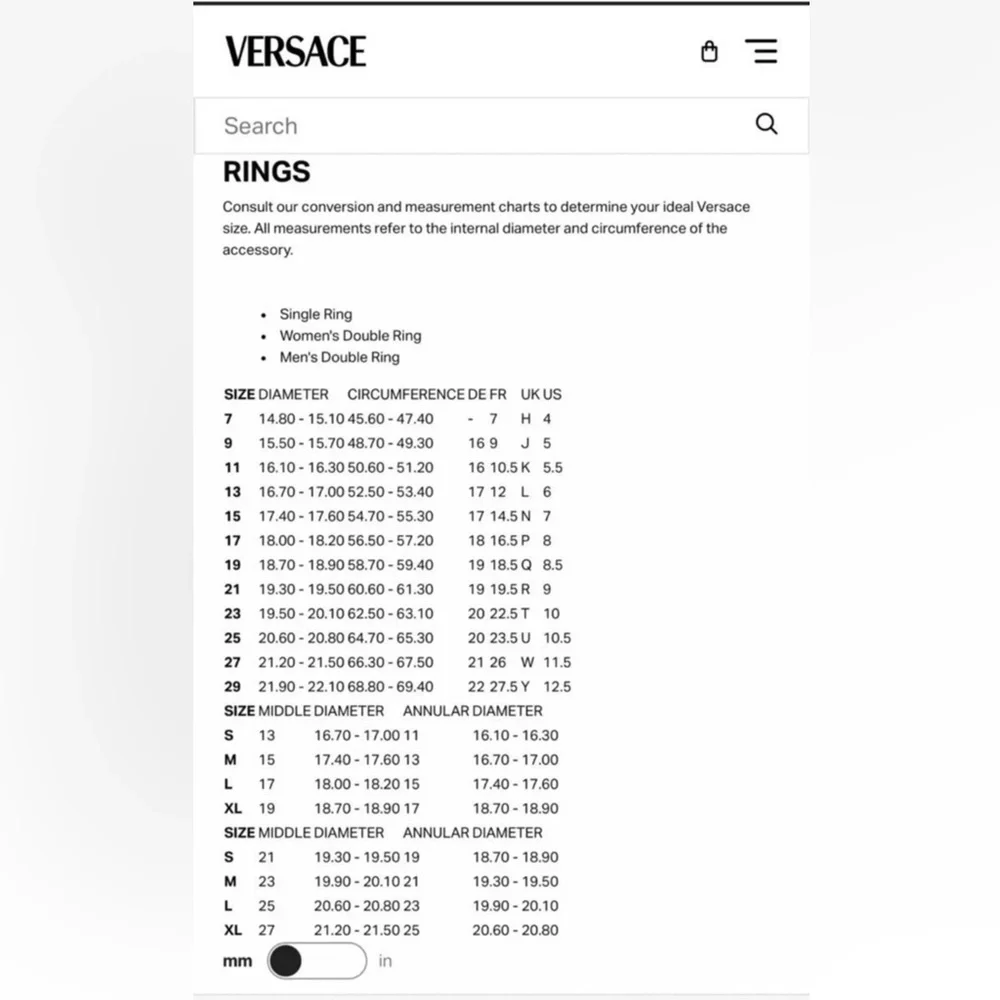 Versace Medusa Gold Ring NIB lSize 13(6) - Picture 6 of 6